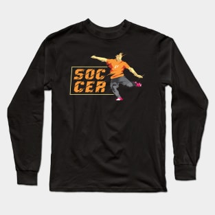 Soccer Player Long Sleeve T-Shirt